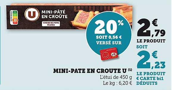 MINI-PATE EN CROUTE U