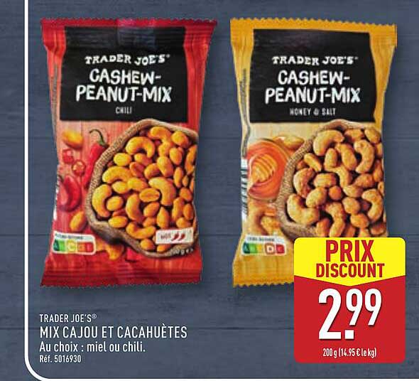 MIX CAJOU ET CACAHUÈTES