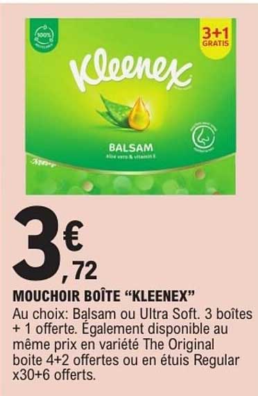 MOUCHOIR BOÎTE "KLEENEX"