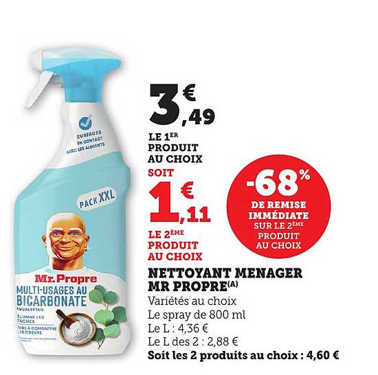 NETTOYANT MENAGER MR PROPRE