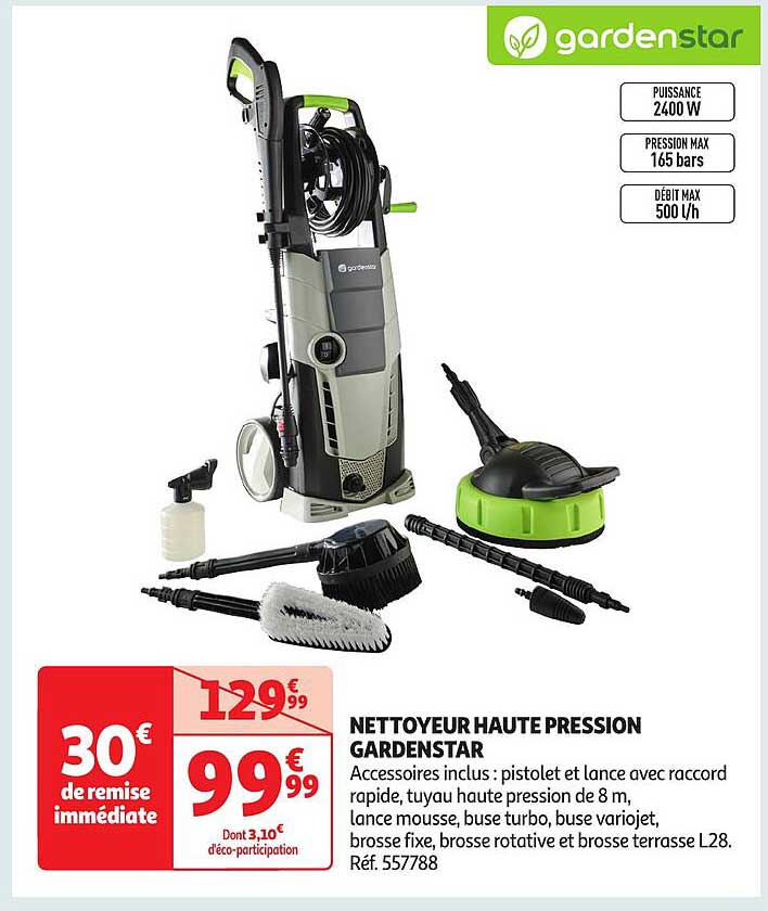 NETTOYEUR HAUTE PRESSION GARDENSTAR