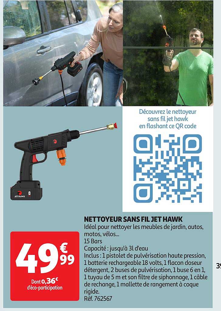 NETTOYEUR SANS FIL JET HAWK