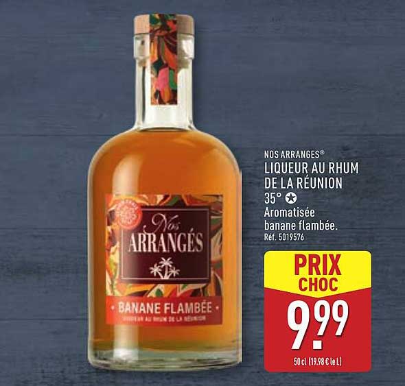 NOS ARRANGÉS® LIQUEUR AU RHUM DE LA RÉUNION 35°