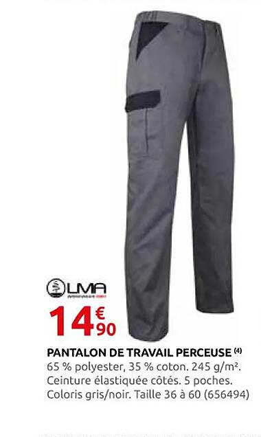 PANTALON DE TRAVAIL PERCEUSE