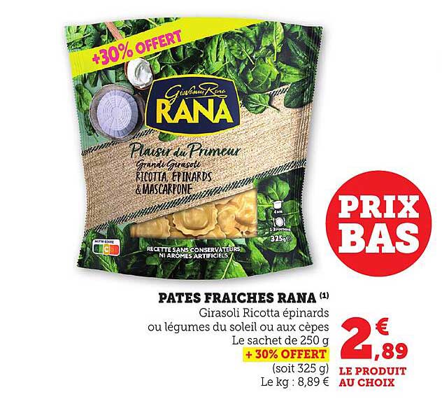 PATES FRAICHES RANA