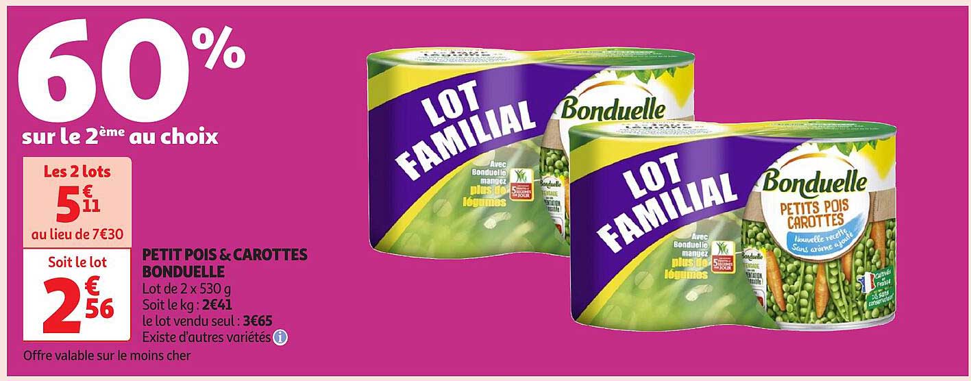 PETIT POIS & CAROTTES BONDUELLE
