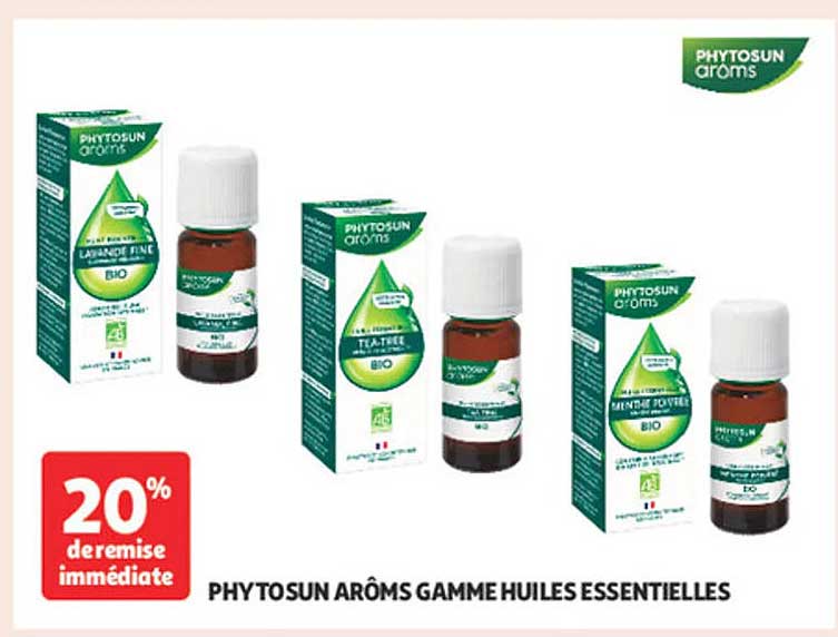 PHYTOSUN ARÔMS GAMME HUILES ESSENTIELLES