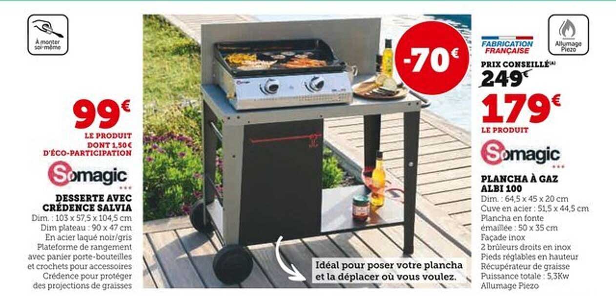 Plancha à Gaz Albi 100