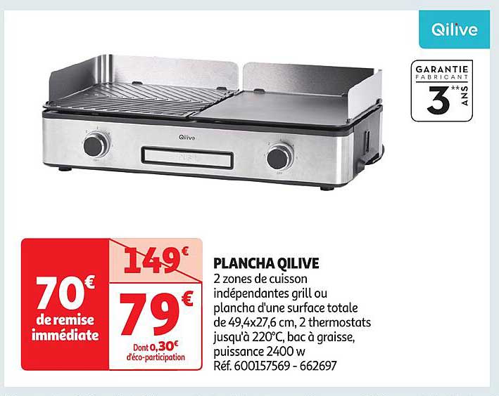 PLANCHA QILIVE