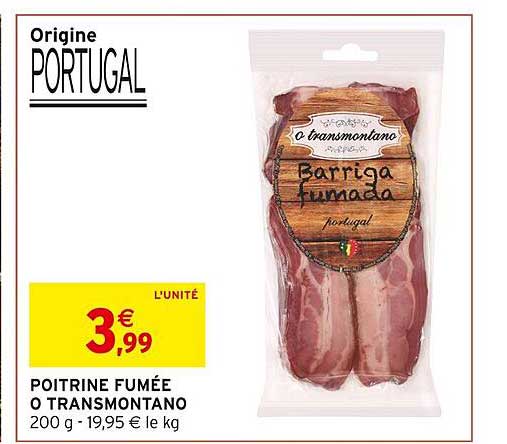 POITRINE FUMÉE O TRANSMONTANO