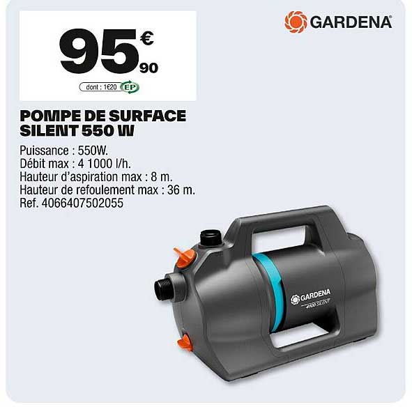 POMPE DE SURFACE SILENT 550 W