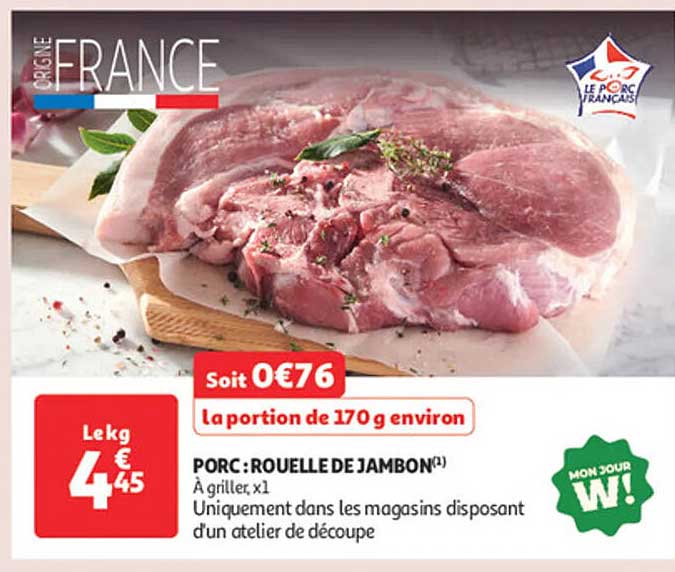 PORC : ROUELLE DE JAMBON