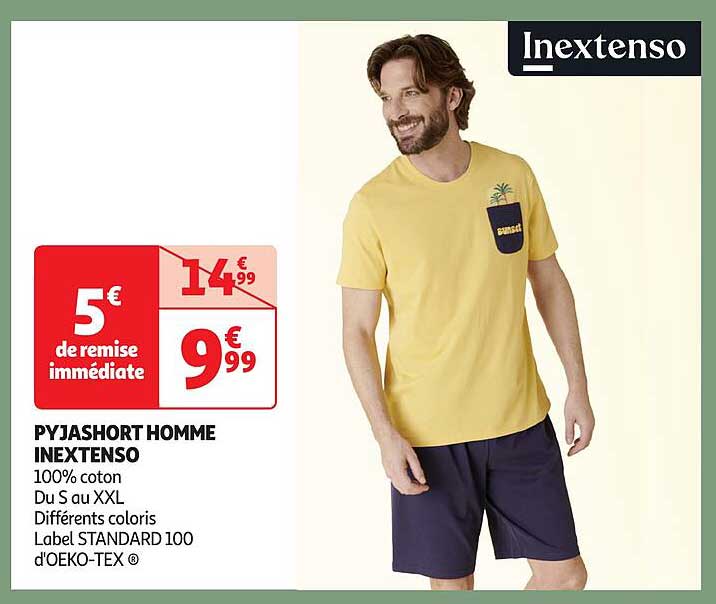 PYJASHORT HOMME INEXTENSO