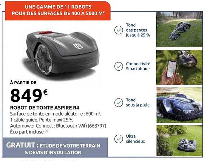 ROBOT DE TONTE ASPIRE R4