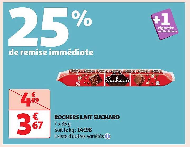 ROCHERS LAIT SUCHARD
