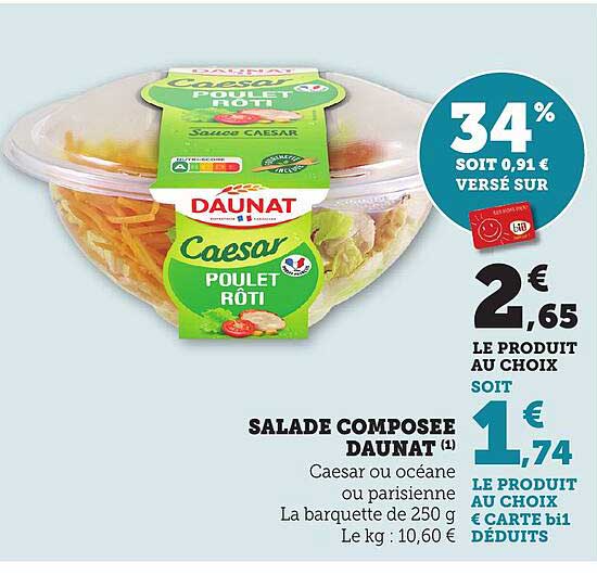SALADE COMPOSEE DAUNAT