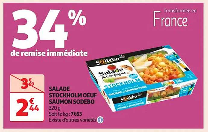 SALADE STOCKHOLM OEUF SAUMON SODEBO