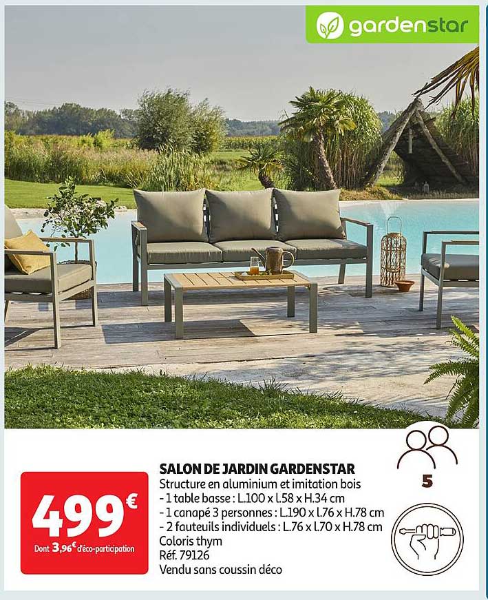 SALON DE JARDIN GARDENSTAR