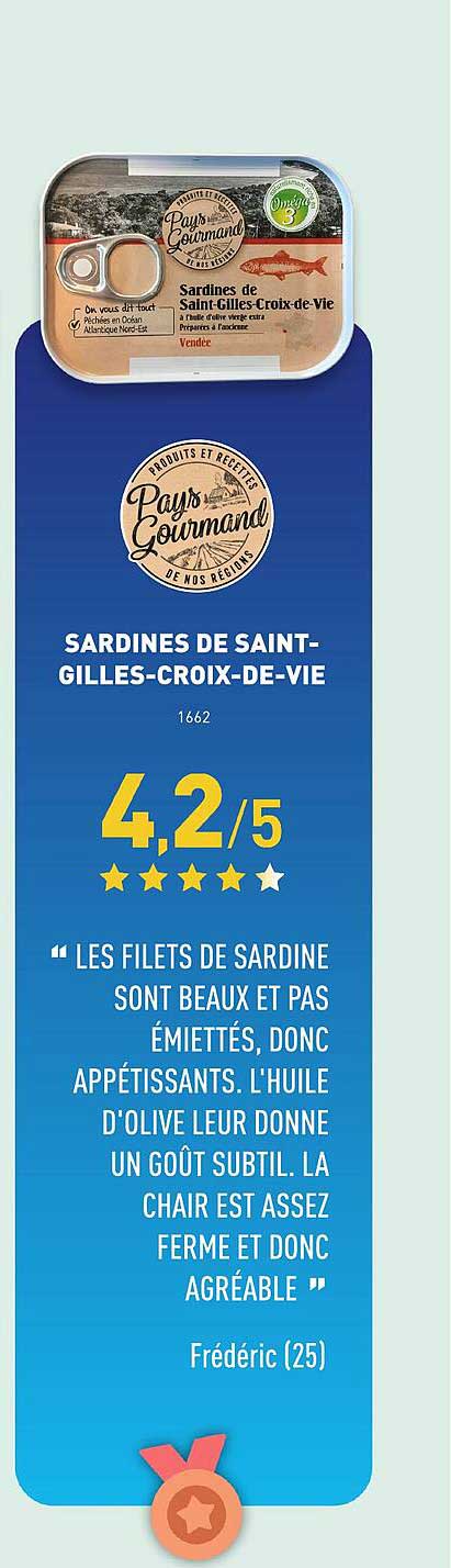 Sardines de Saint-Gilles-Croix-de-Vie