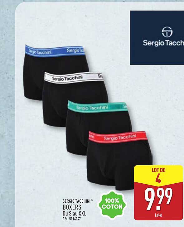 SERGIO TACCHINI® BOXERS Du S au XXL