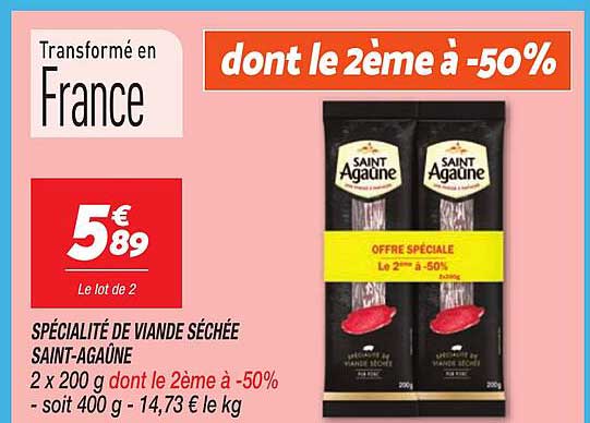 SPÉCIALITÉ DE VIANDE SÈCHEE SAINT-AGAÛNE