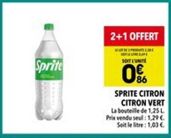 SPRITE CITRON CITRON VERT