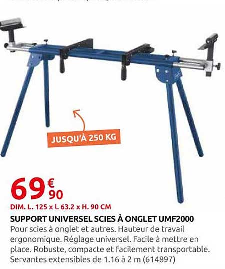 SUPPORT UNIVERSEL SCIÉS À ONGLET UMF2000