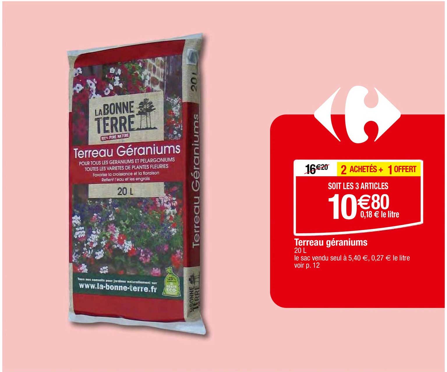 Terreau géraniums
