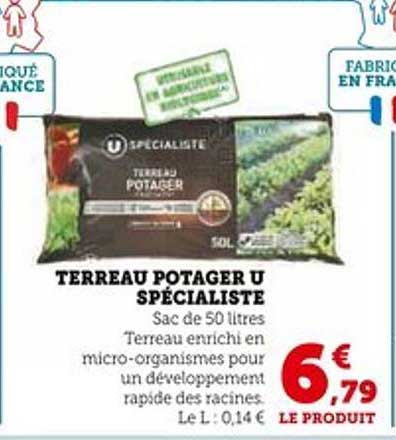 TERREAU POTAGER U SPÉCIALISTE