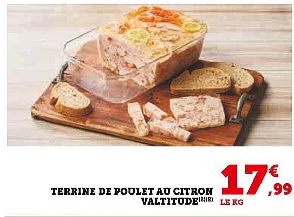 TERRINE DE POULET AU CITRON VALTITUDE