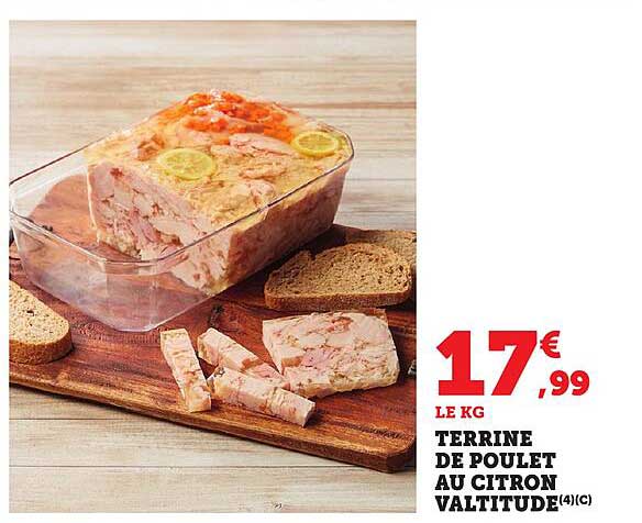 TERRINE DE POULET AU CITRON VALTITUDES