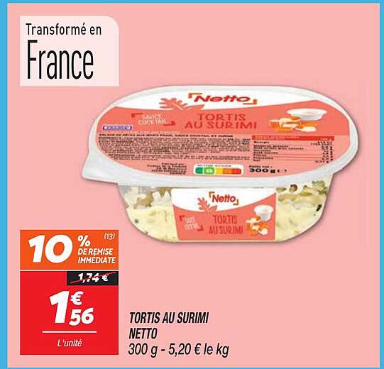 TORTIS AU SURIMI
