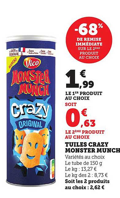 TUILLES CRAZY MONSTER MUNCH