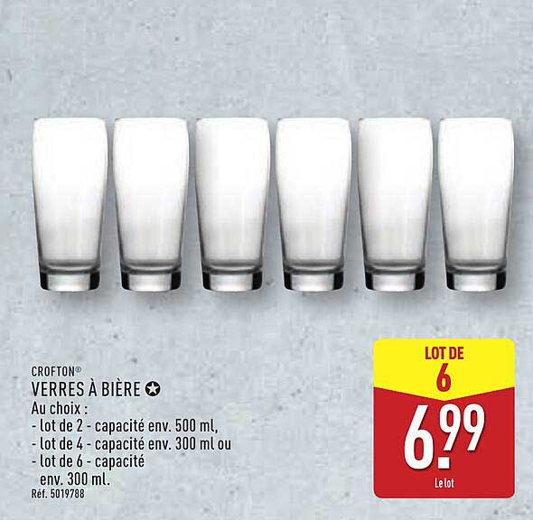 VERRES À BIÈRE
