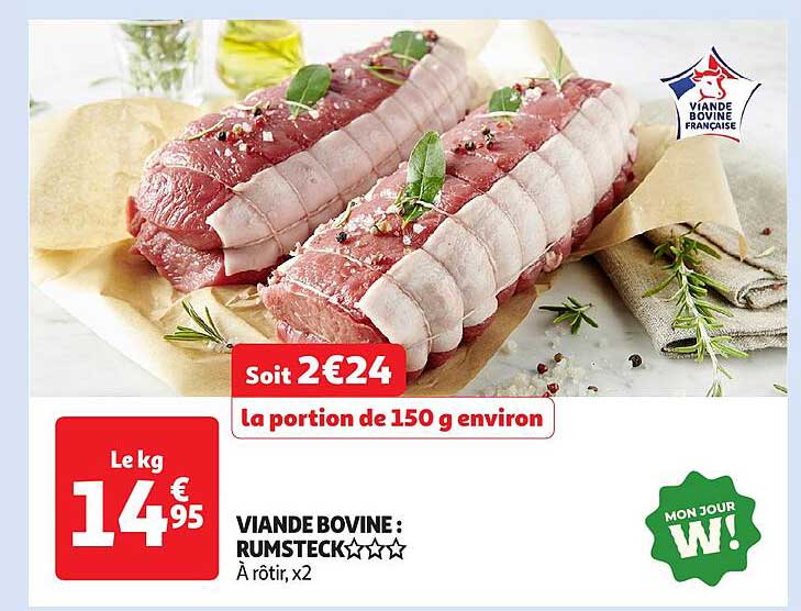 VIANDE BOVINE : RUMSTECK