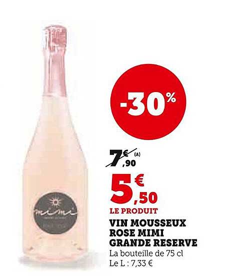 VIN MOUSSEUX ROSE MIMI GRANDE RESERVE