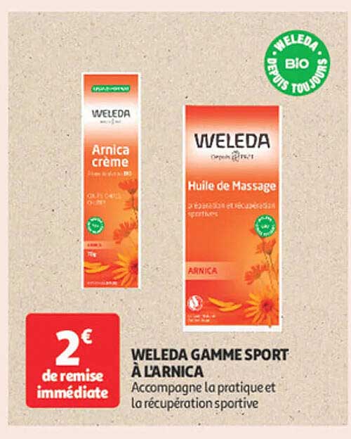 WELEDA GAMME SPORT À L'ARNICA