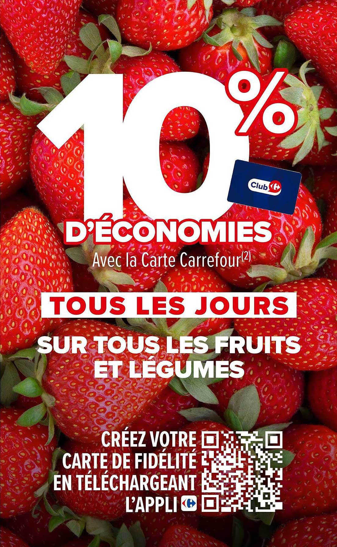 10% d’économies avec la Carte Carrefour