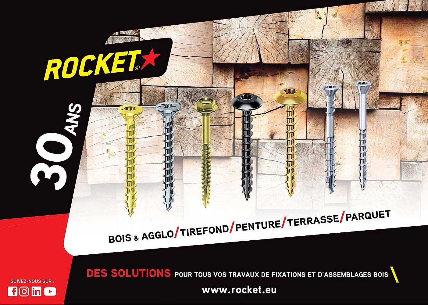 30 ANS BOIS & AGGLO/TIREFOND/PENTURE/TERRASSE/PARQUET