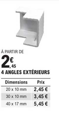 4 ANGLES EXTÉRIEURS