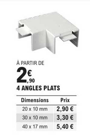 4 ANGLES PLATS