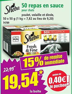 50 repas en sauce pour chats