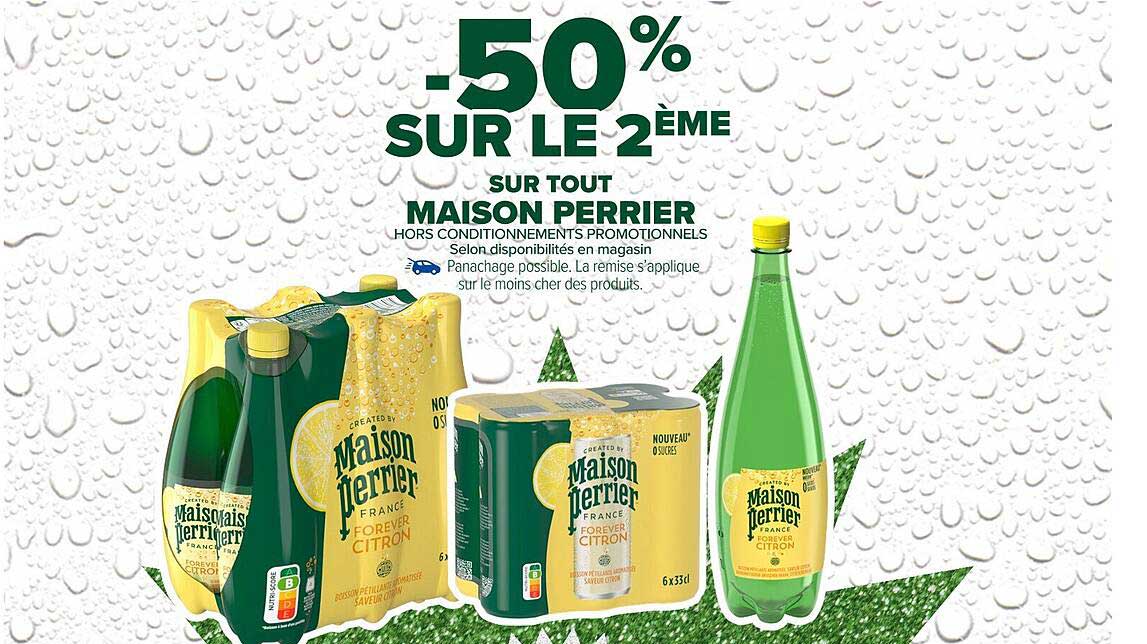 -50% SUR LE 2ÈME SUR TOUT MAISON PERRIER