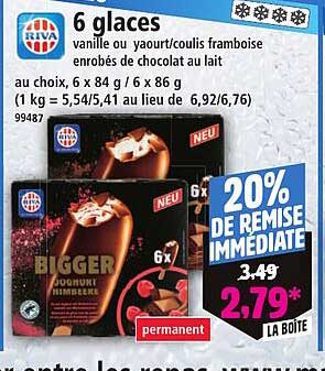 6 glaces