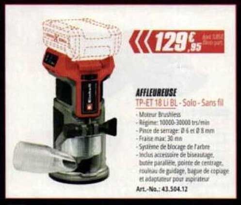 AFFLEUREUSE TP-ET 18 LI BL - Solo - Sans fil
