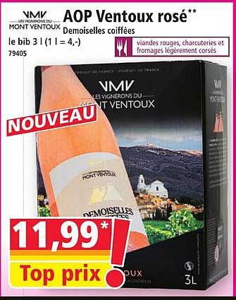 AOP Ventoux rosé**