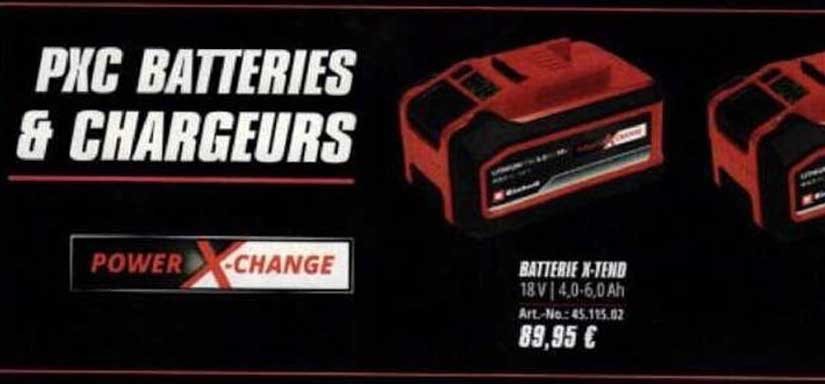 Batterie X-Tend 18V 4,0-6,0Ah