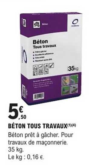 BÉTON TOUS TRAVAUX