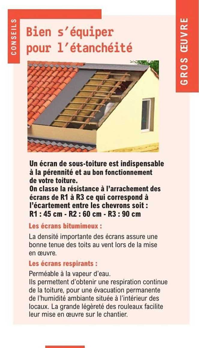 Bien s’équiper pour l’étanchéité