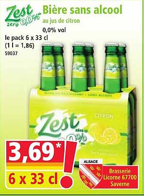 Bière sans alcool